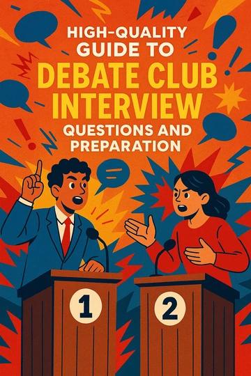 Prepare For Your Debate Club Interview Questions