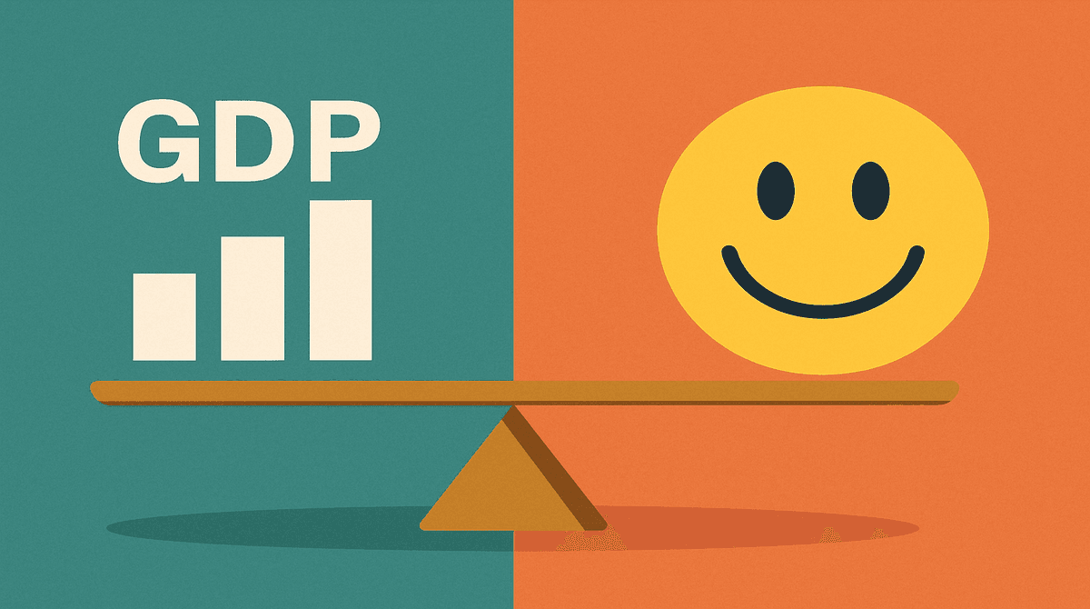 Should national success be measured by happiness indices rather than GDP?