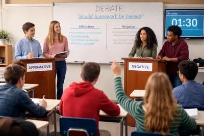Classroom Debate Instructions & Outline for Class Discussions